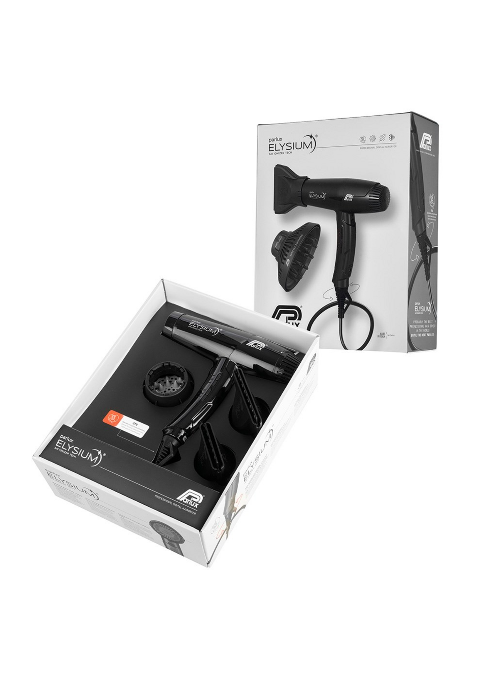 Parlux Parlux Elysium Hair Dryer and Diffuser Black