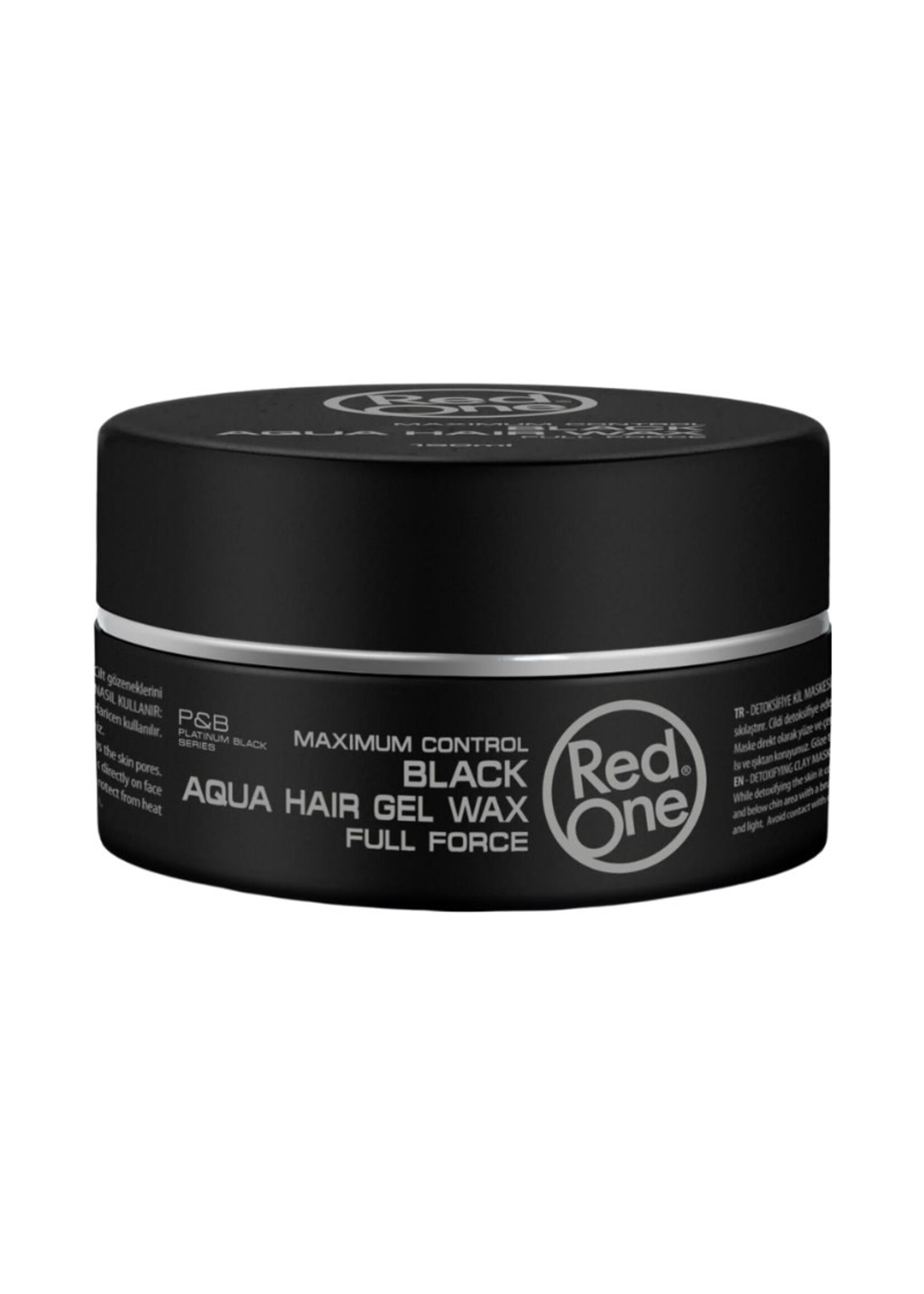 Red One Red One Max Control Aqua Gel Wax - Black 150ml