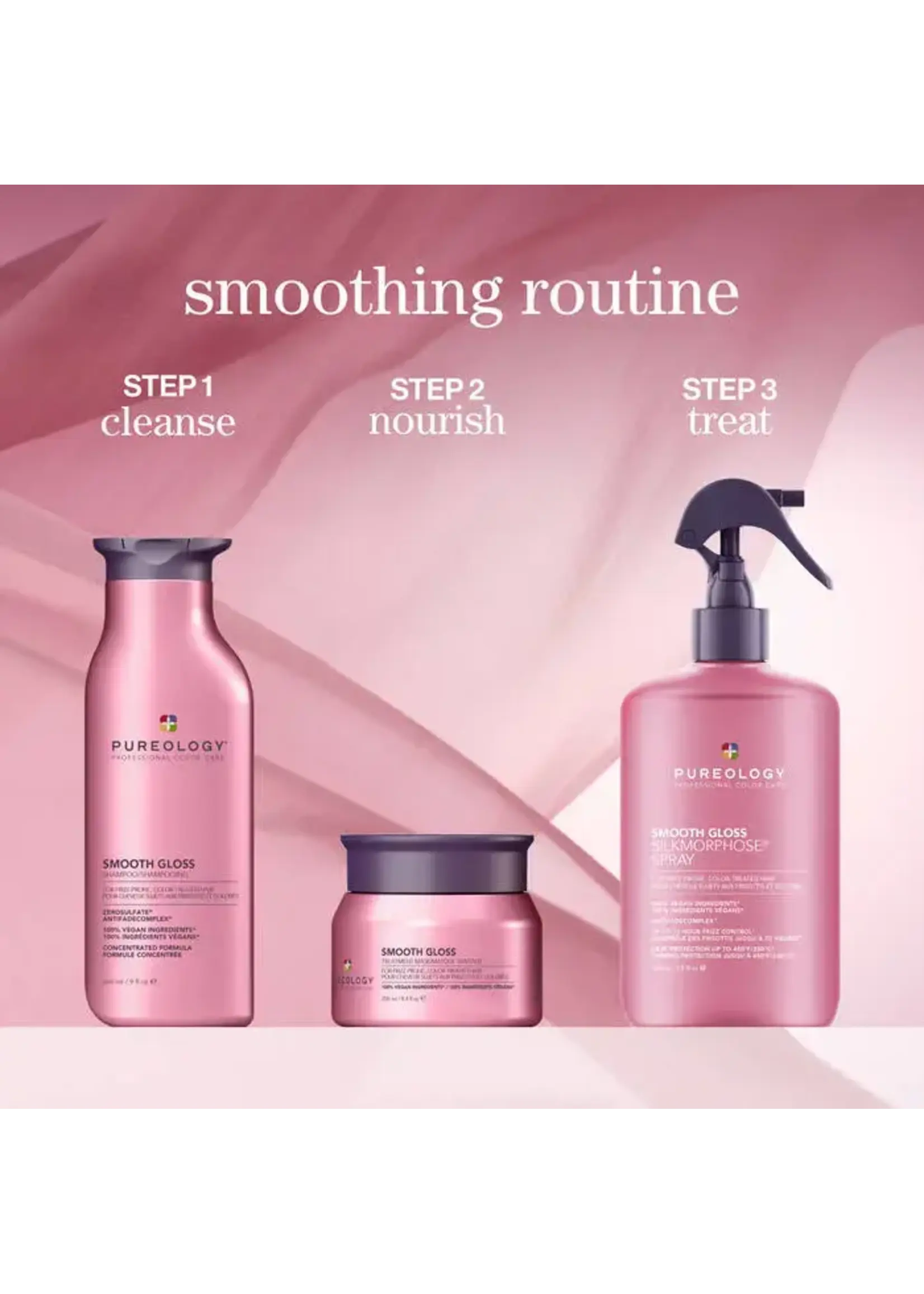 Pureology Pureology Smooth Gloss Shampoo 266ml