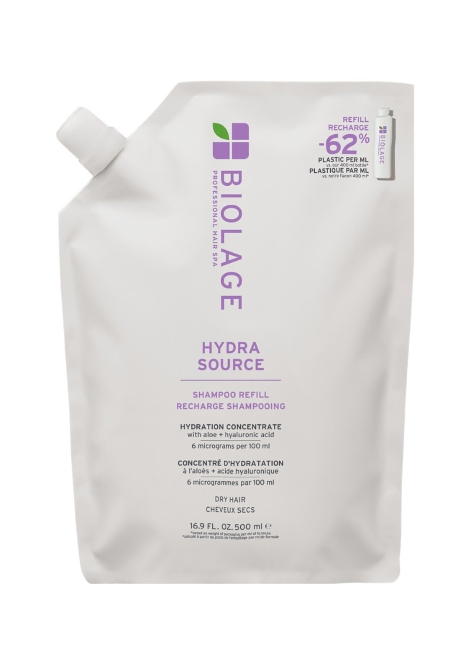 Biolage Biolage Hydra Source Shampoo Refill 500ml