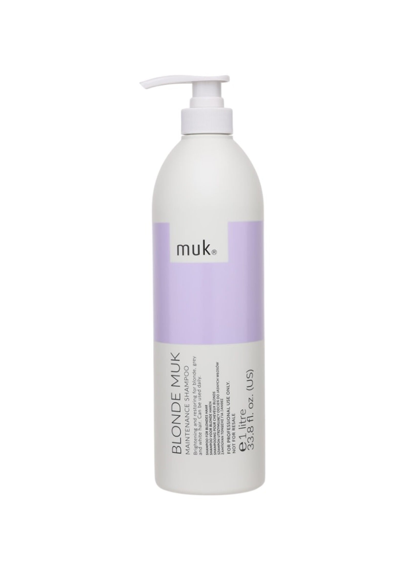 Muk Muk Blonde Muk Maintenance Shampoo 1L