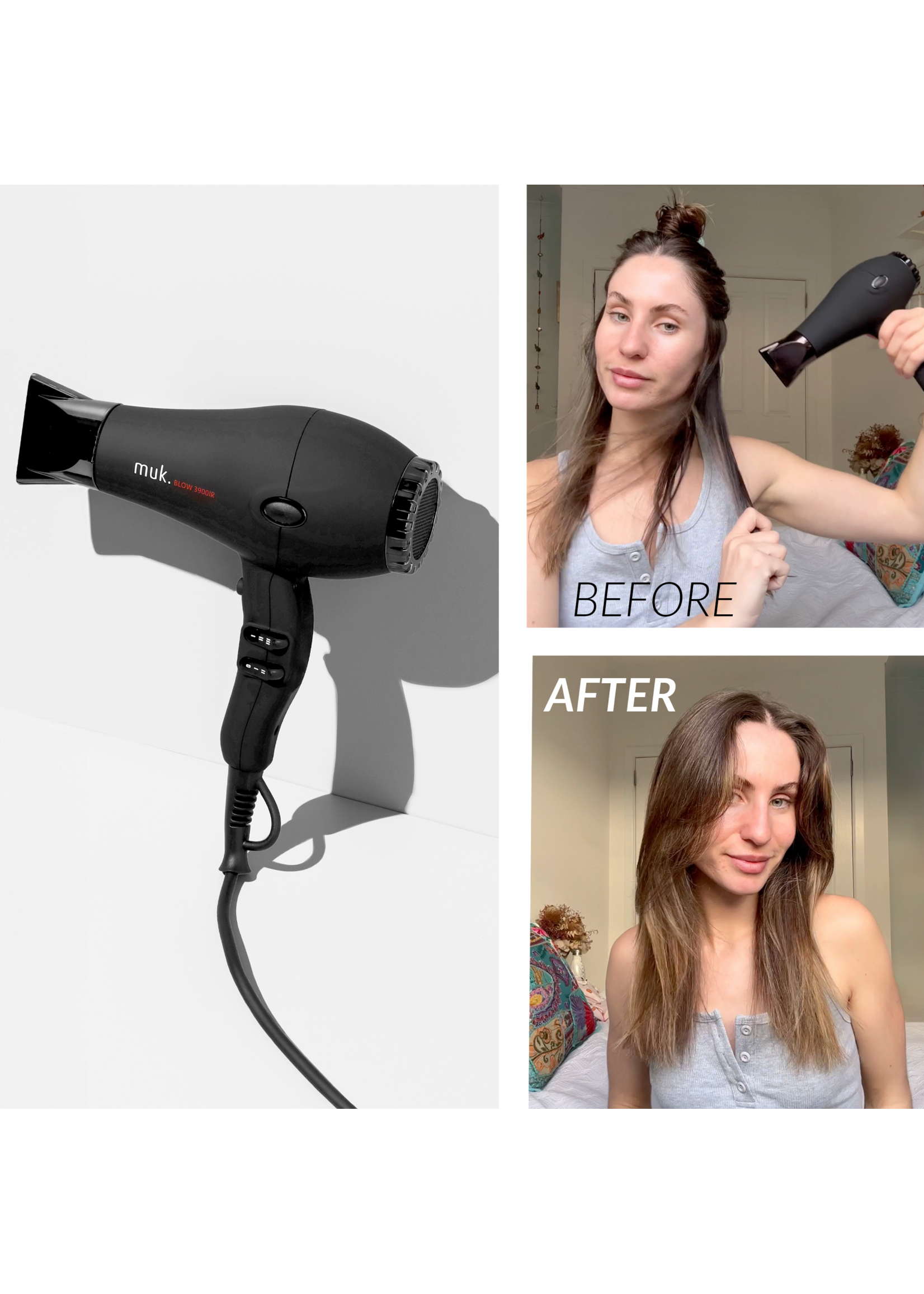 Muk Muk Blow 3900IR Dryer Matte Black