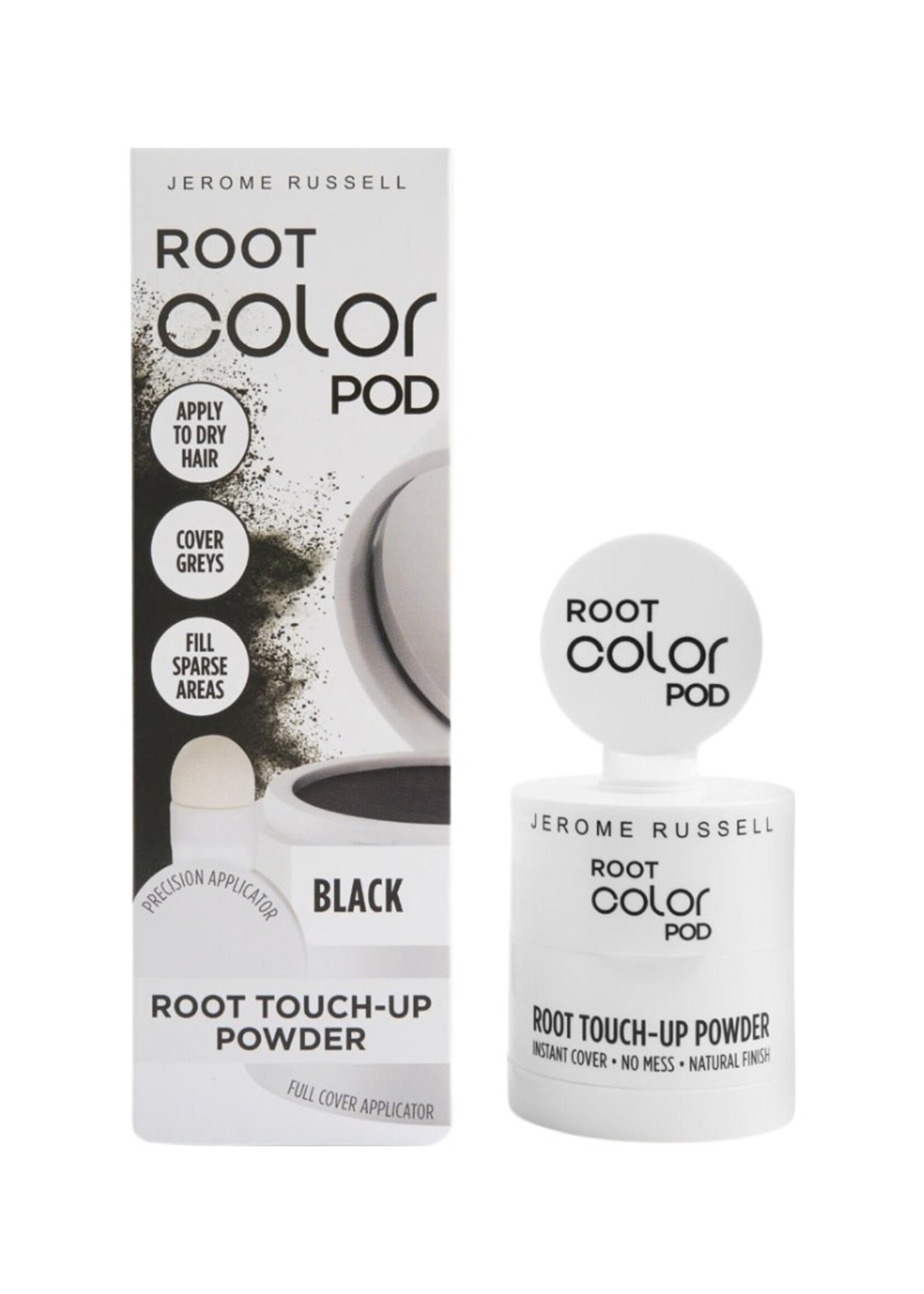 Jerome Russell Root Color Pod - Root Touch Up Powder - Black 4g