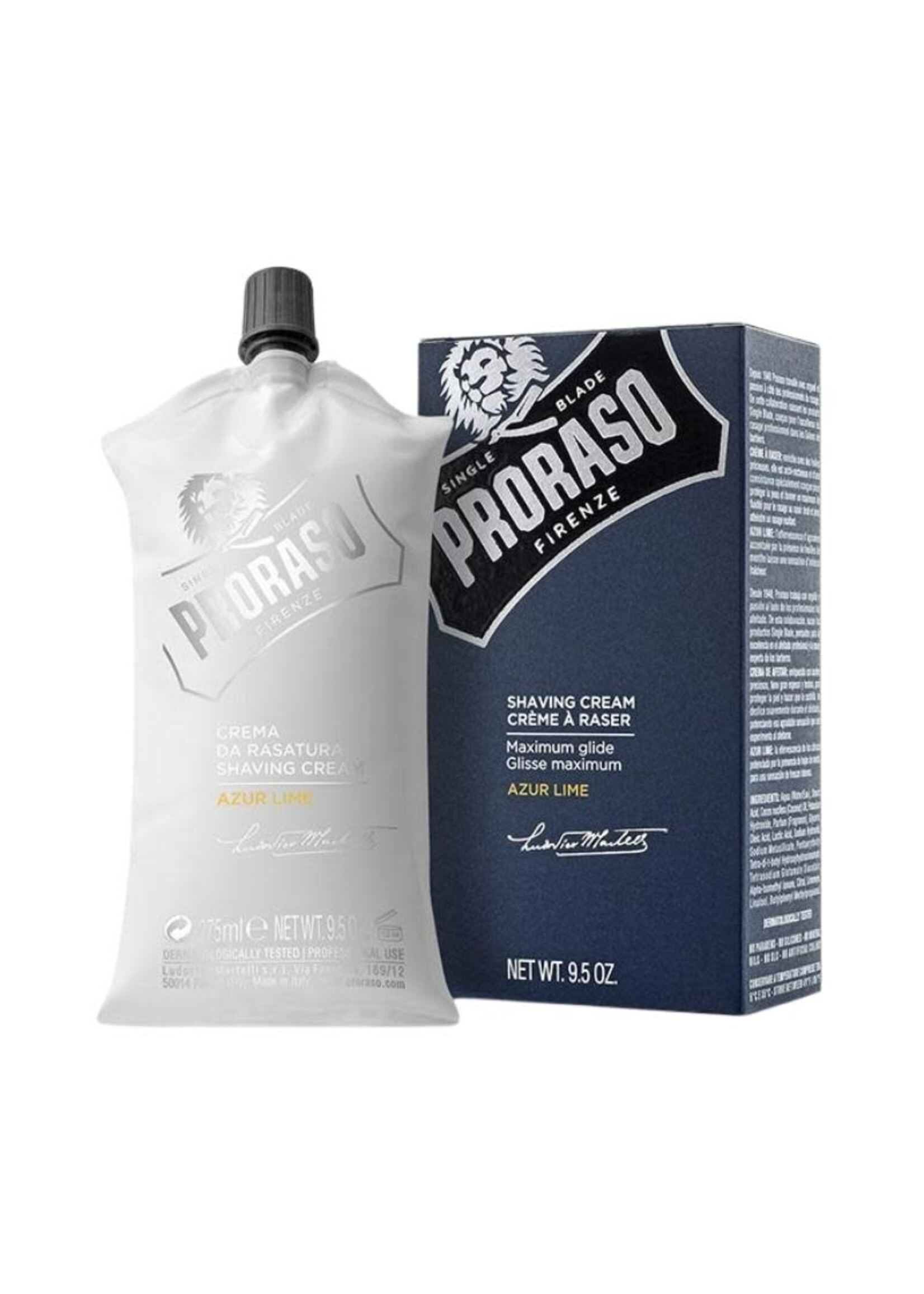 Proraso Proraso Shaving Cream Tube Azure Lime 275ml