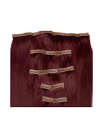 Seamless1 Seamless1 Human Hair Clip-in 5pc Hair Extensions 21.5 Inches - Merlot