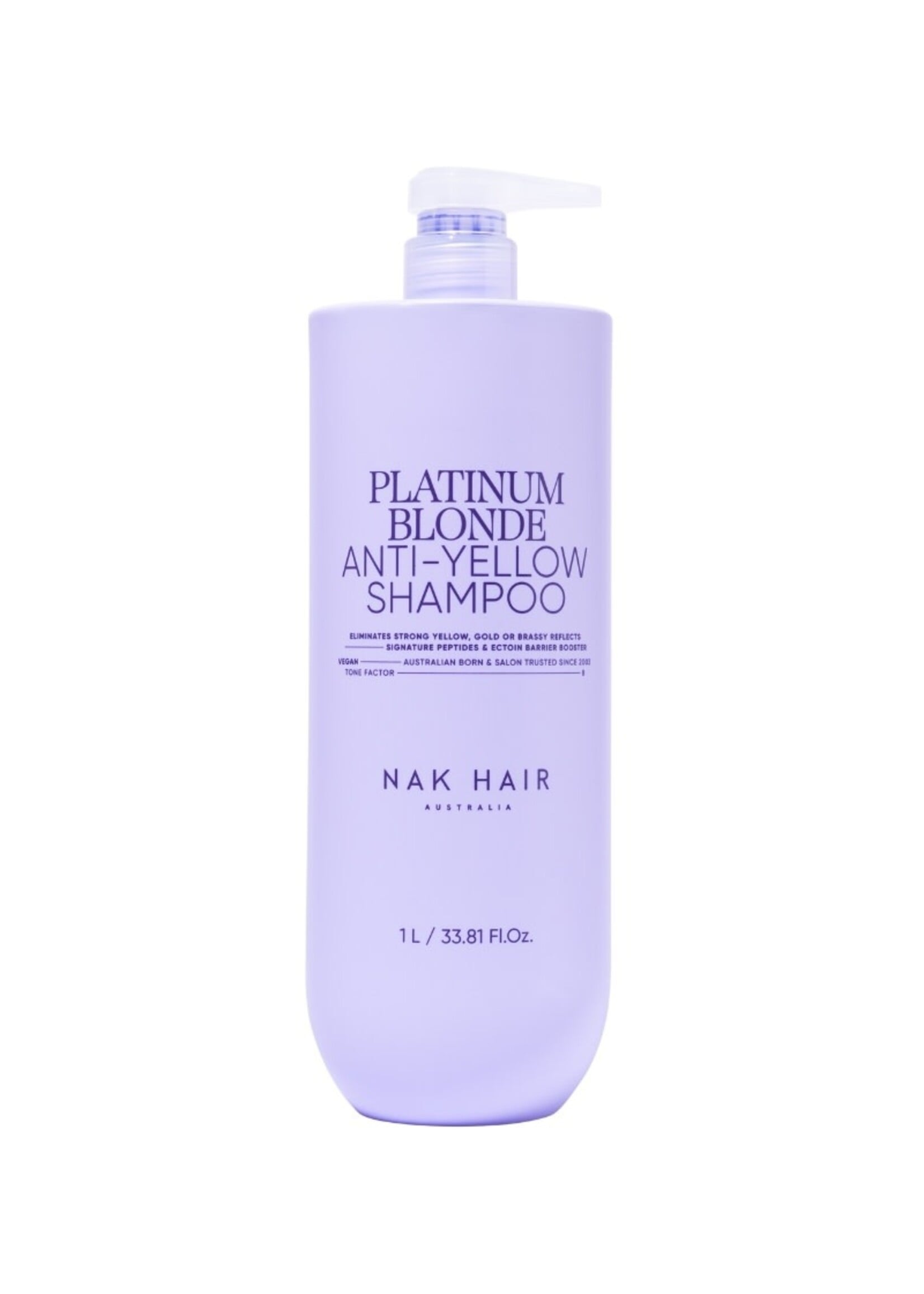 Nak Nak Signature Platinum Blonde Anti-Yellow Shampoo 1L