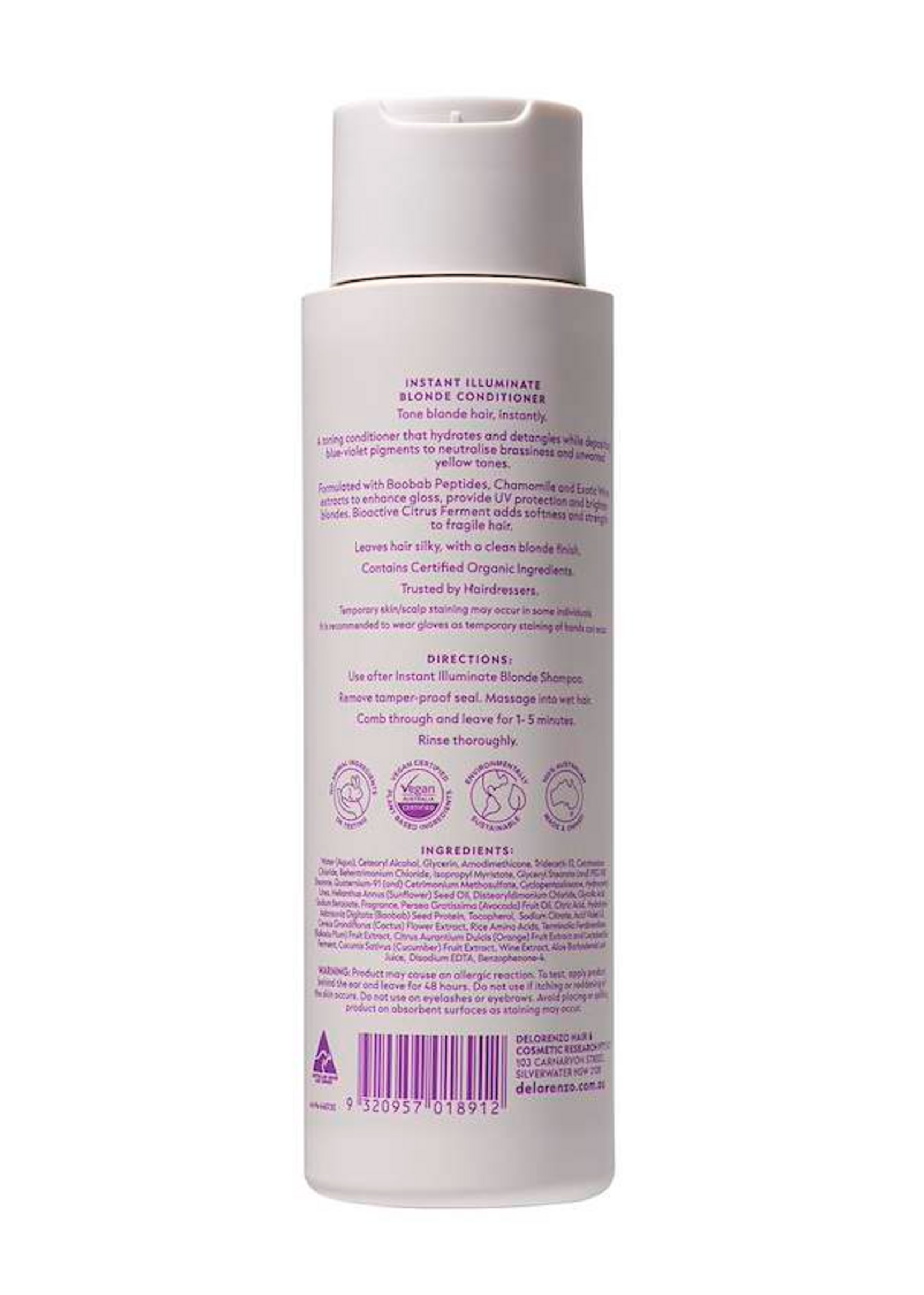 De Lorenzo De Lorenzo Instant Series Illuminate Conditioner 375ml
