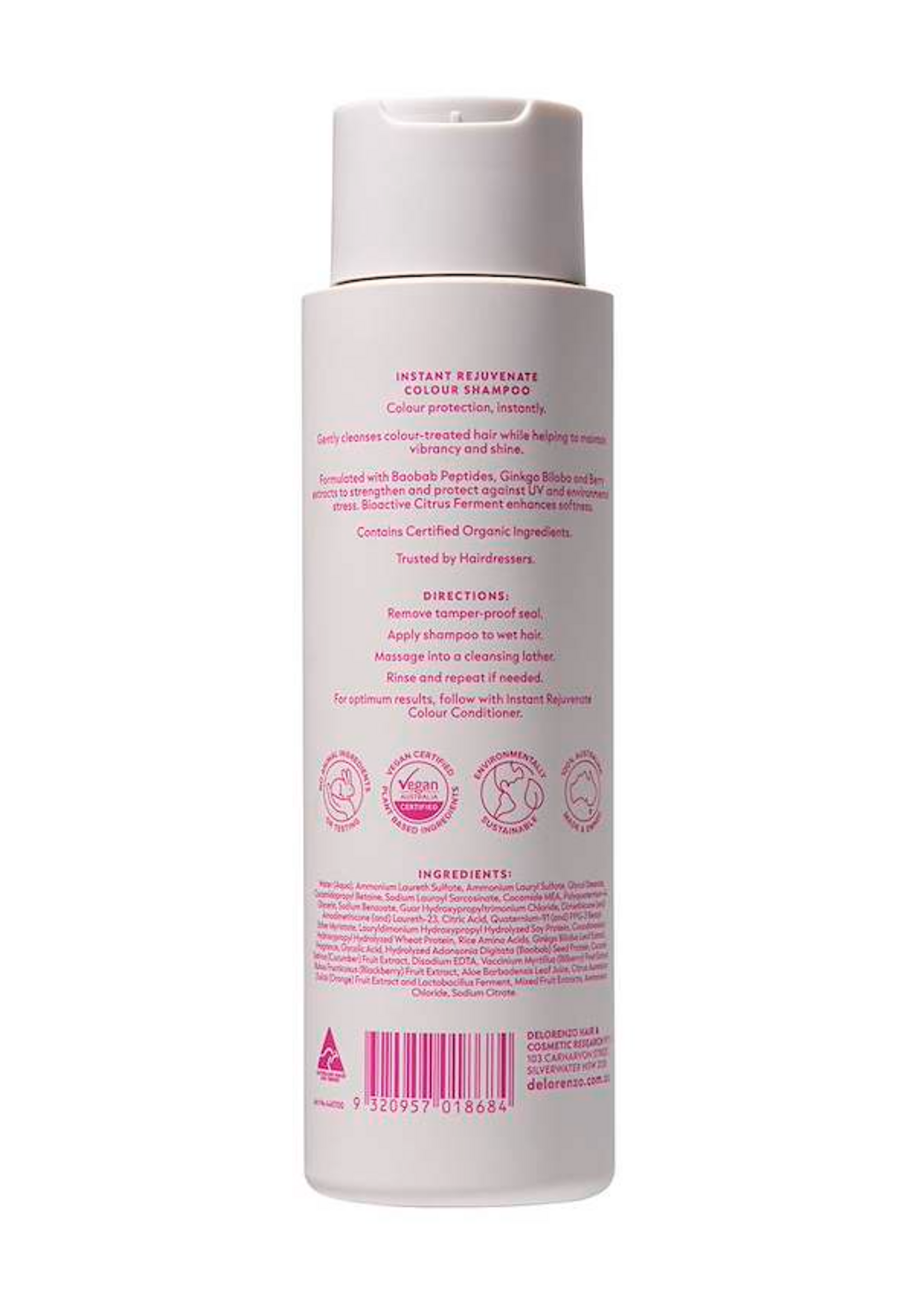 De Lorenzo De Lorenzo Instant Series Rejuvenate Shampoo 375ml