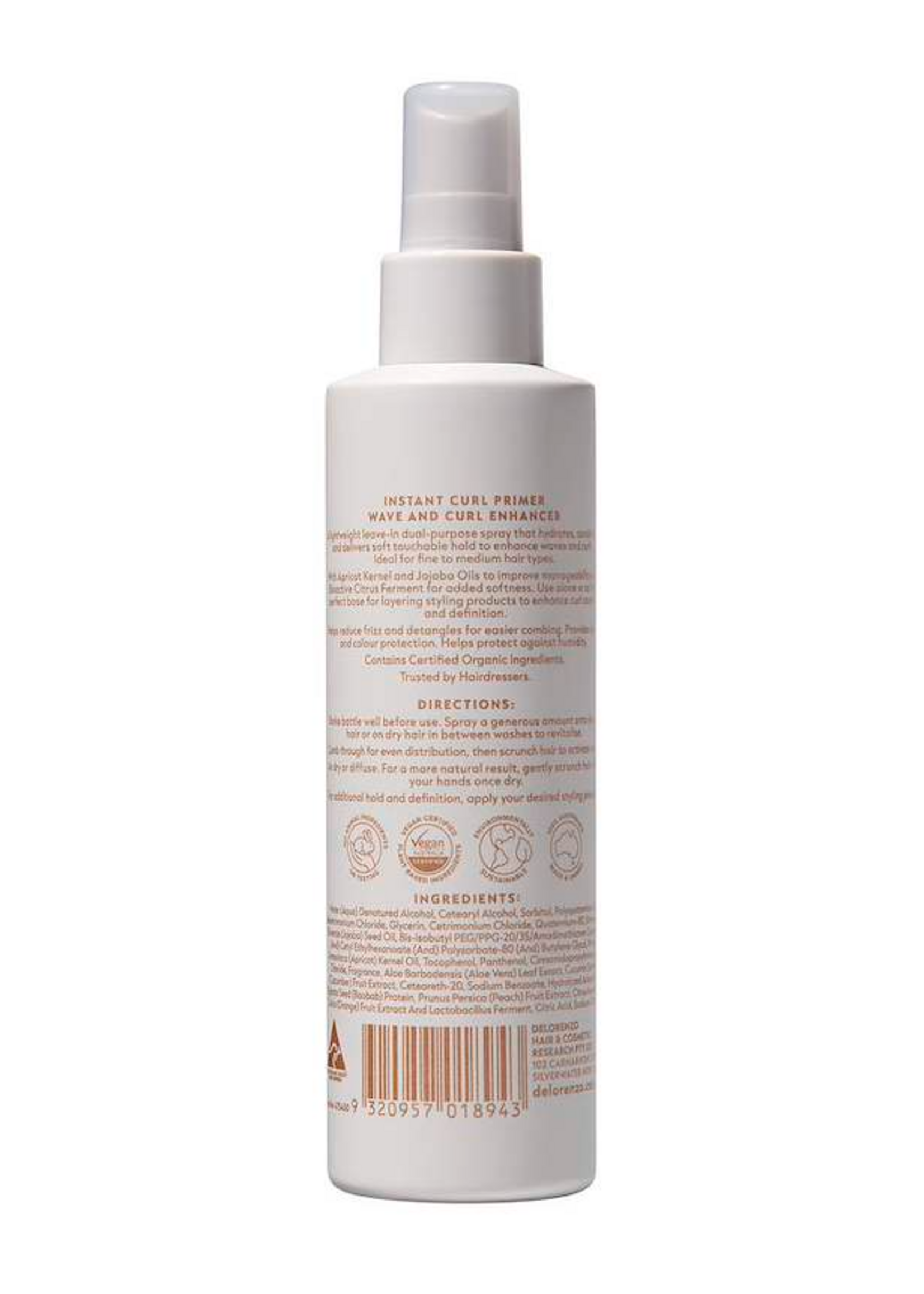 De Lorenzo De Lorenzo Instant Series Curl Primer 150ml
