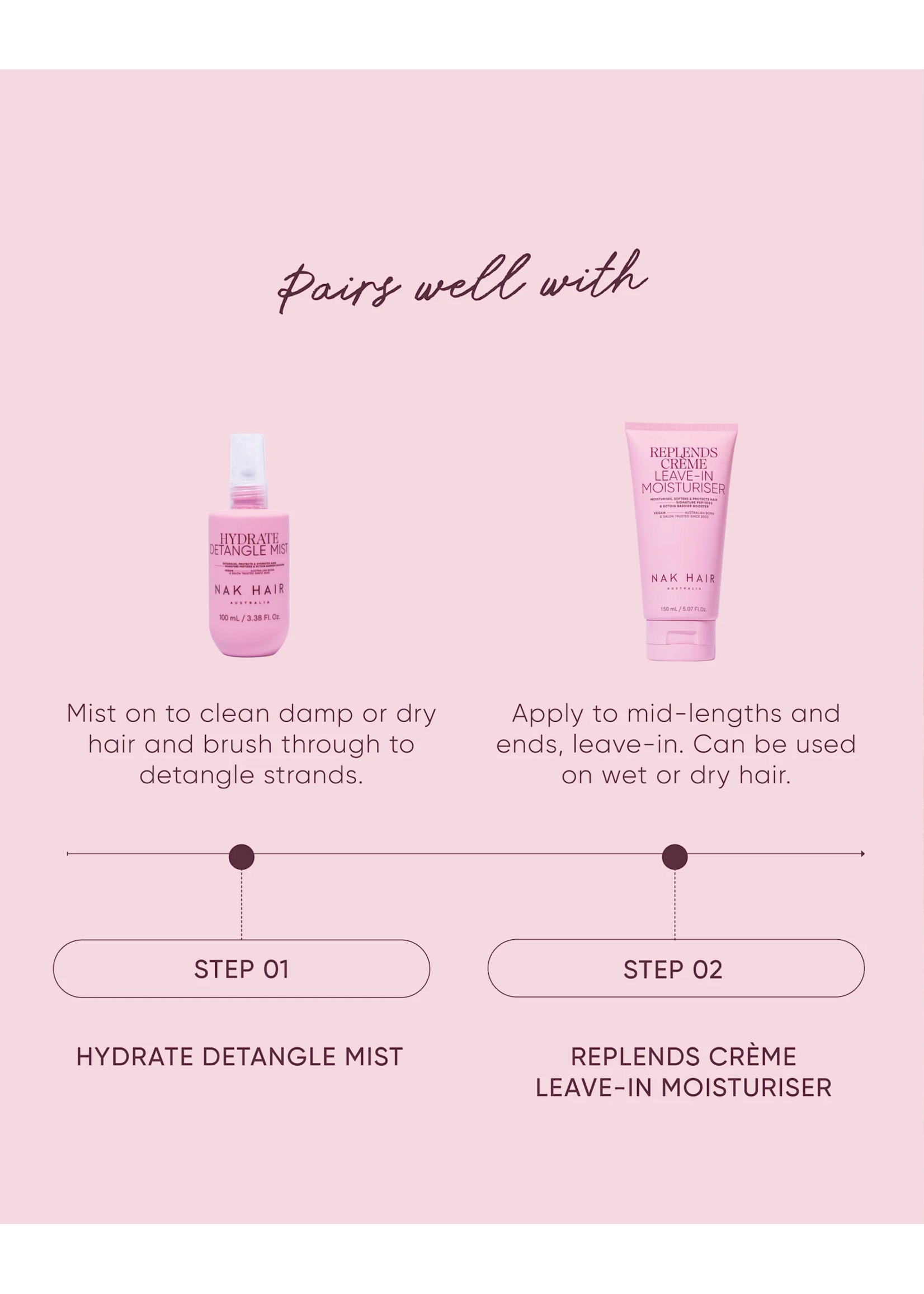 Nak Nak Signature Hydrate Detangle Mist 100ml