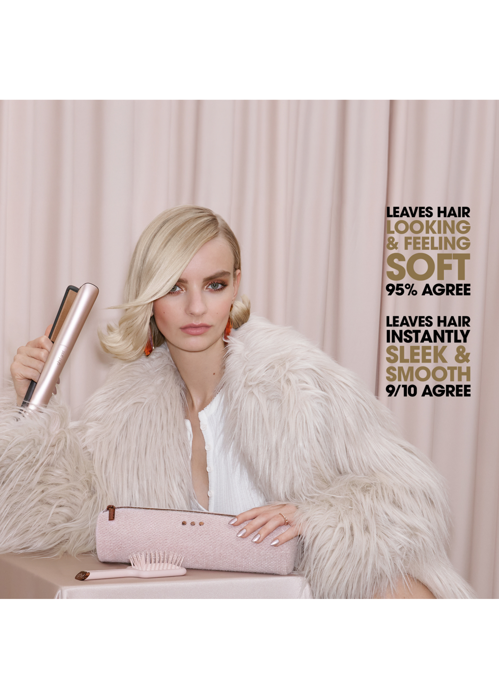 GHD GHD Xmas 2026 Cashmere Beige Gold Gift Set