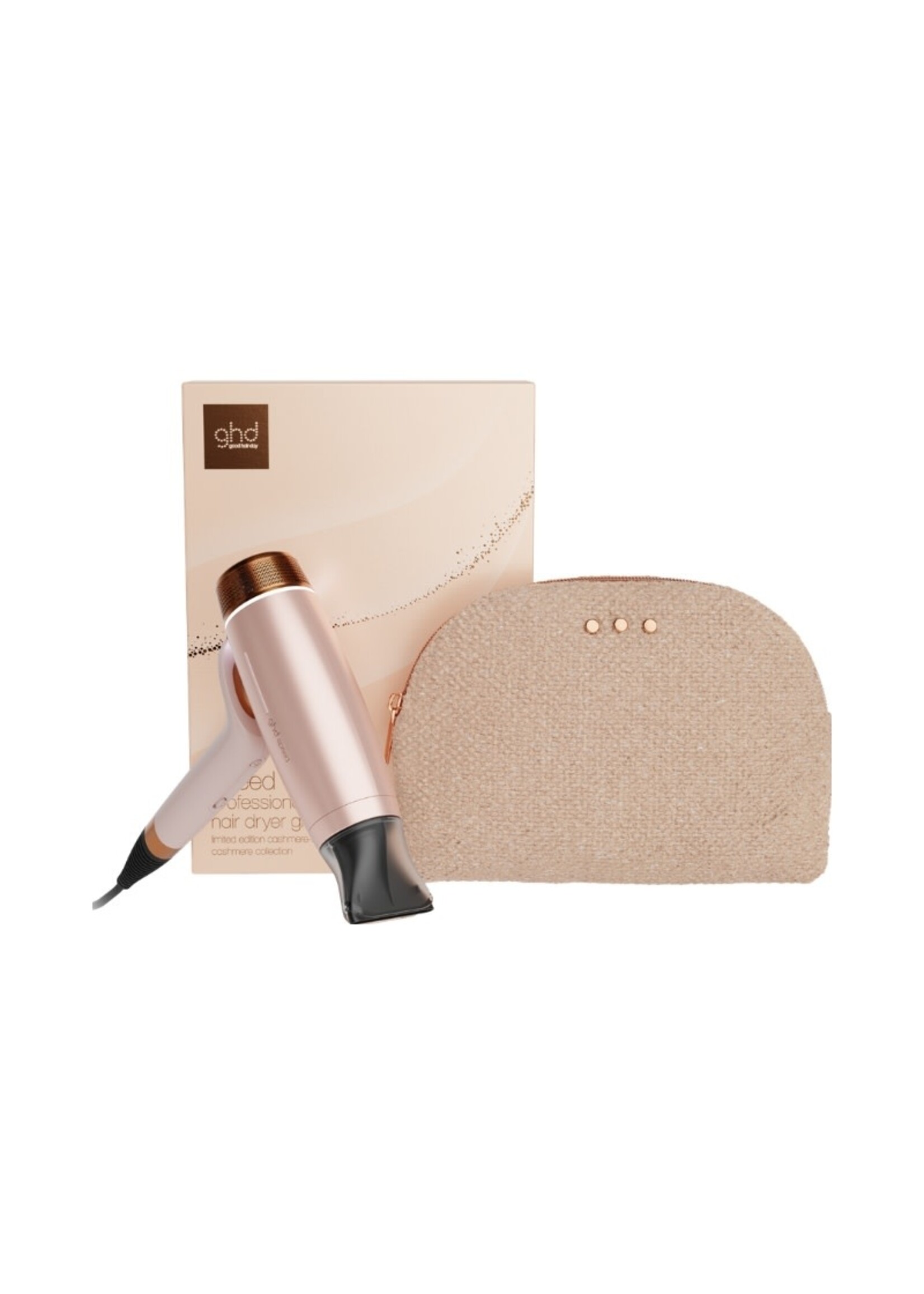 GHD GHD Xmas 2026 Cashmere Beige Speed Hairdryer Gift Set
