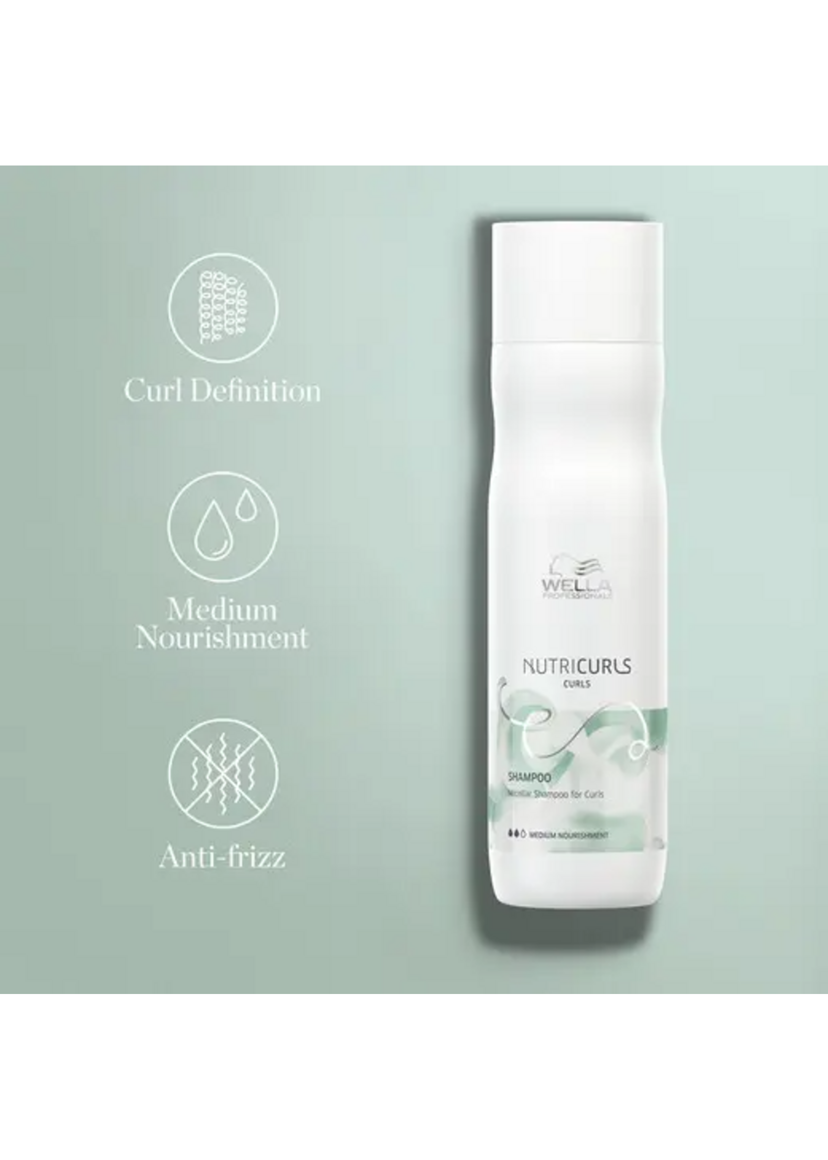 Wella Wella Nutricurls Micellar Shampoo  250ml