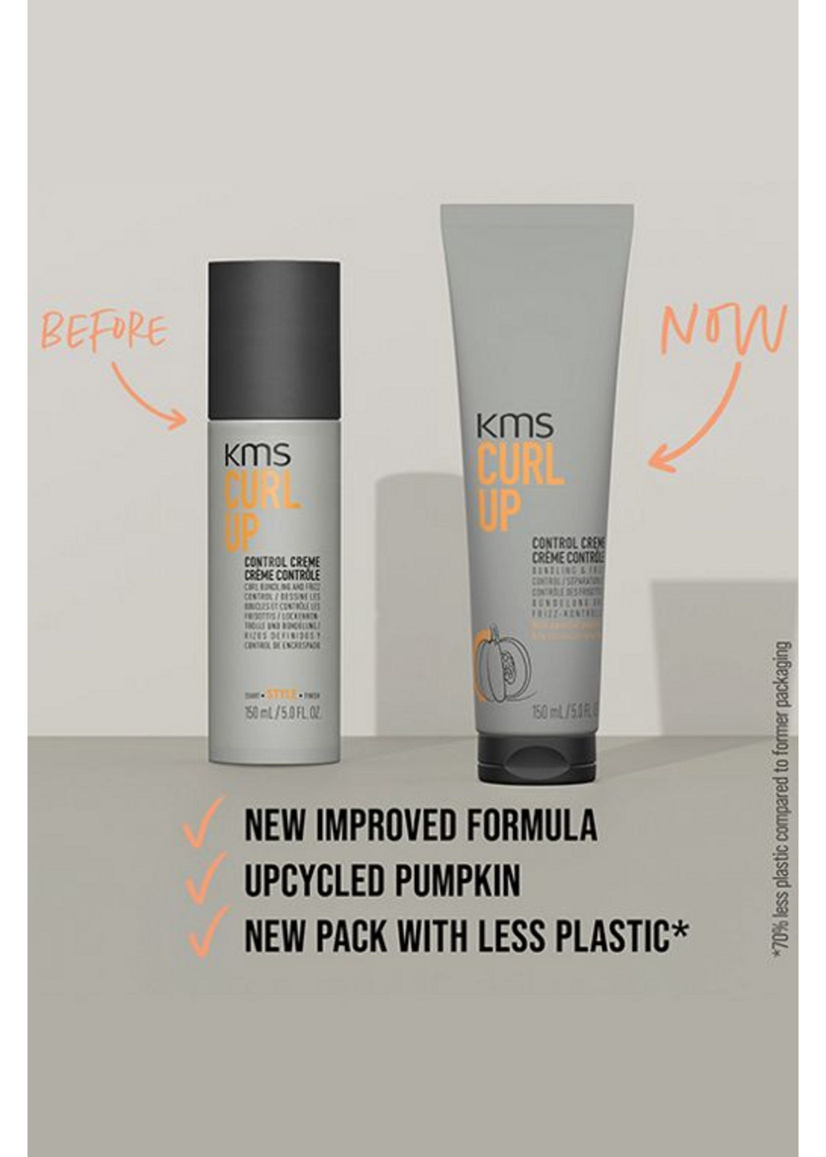 KMS KMS Curlup Control Creme 150ml
