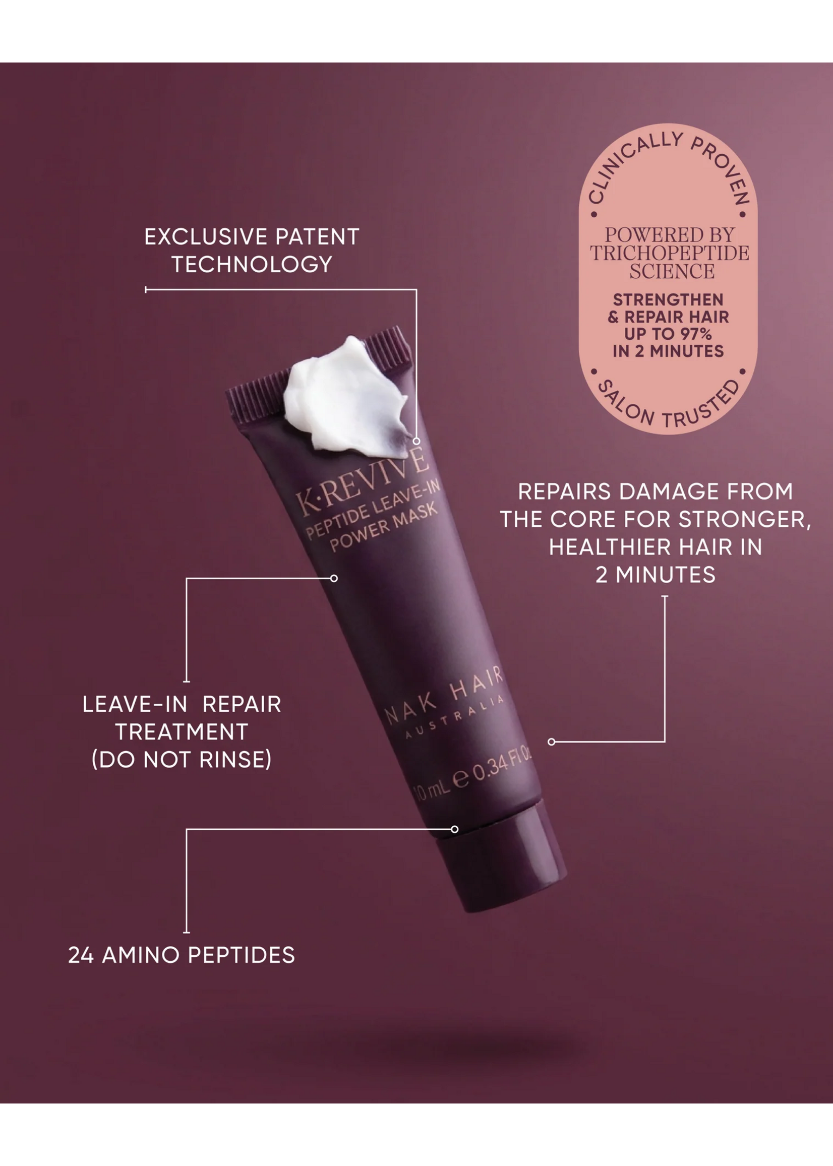 Nak Nak K-Revive Peptide Leave-in Power Mask 10ml