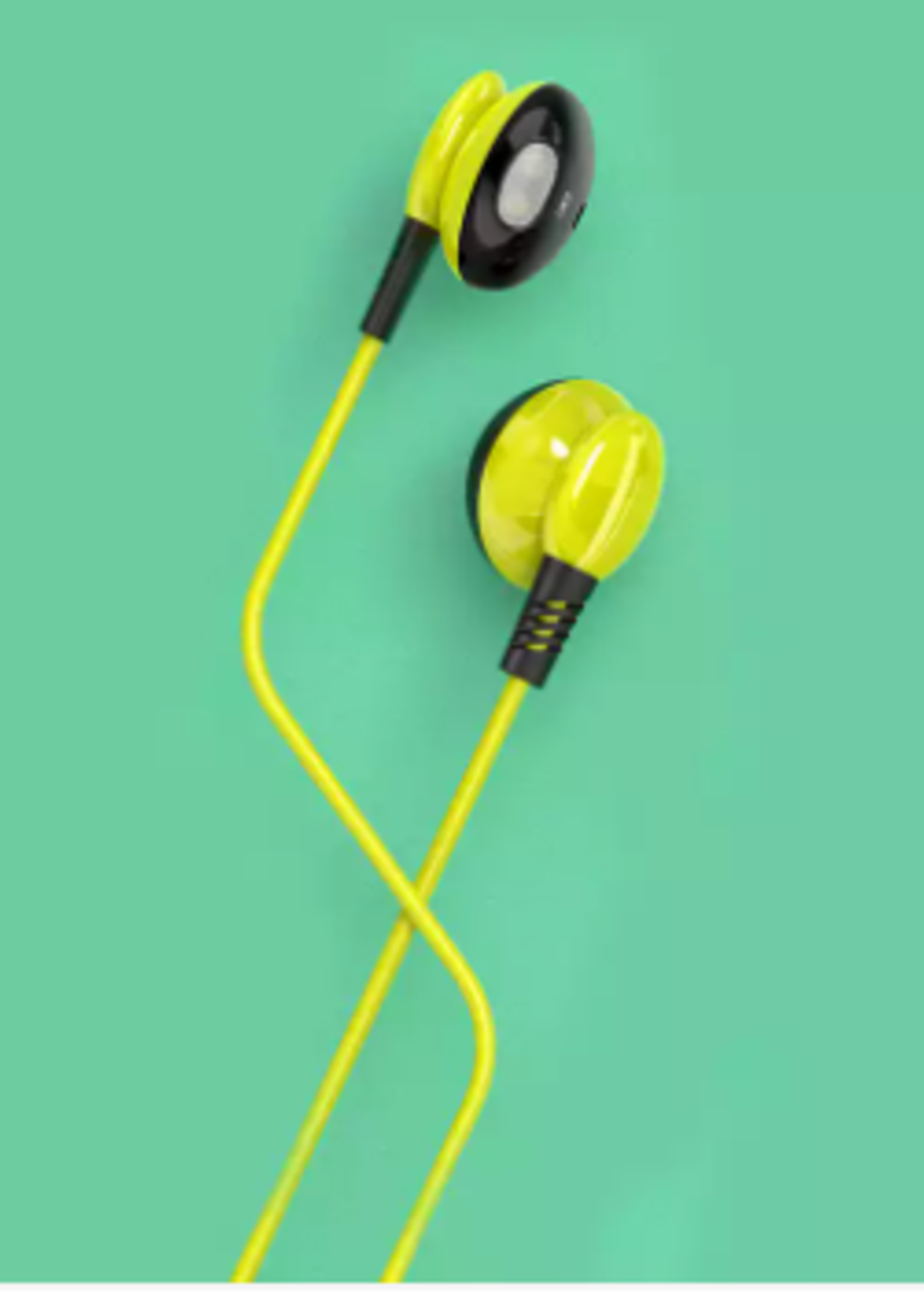 KSC 379 Stereo Sound Earphone (yellow)