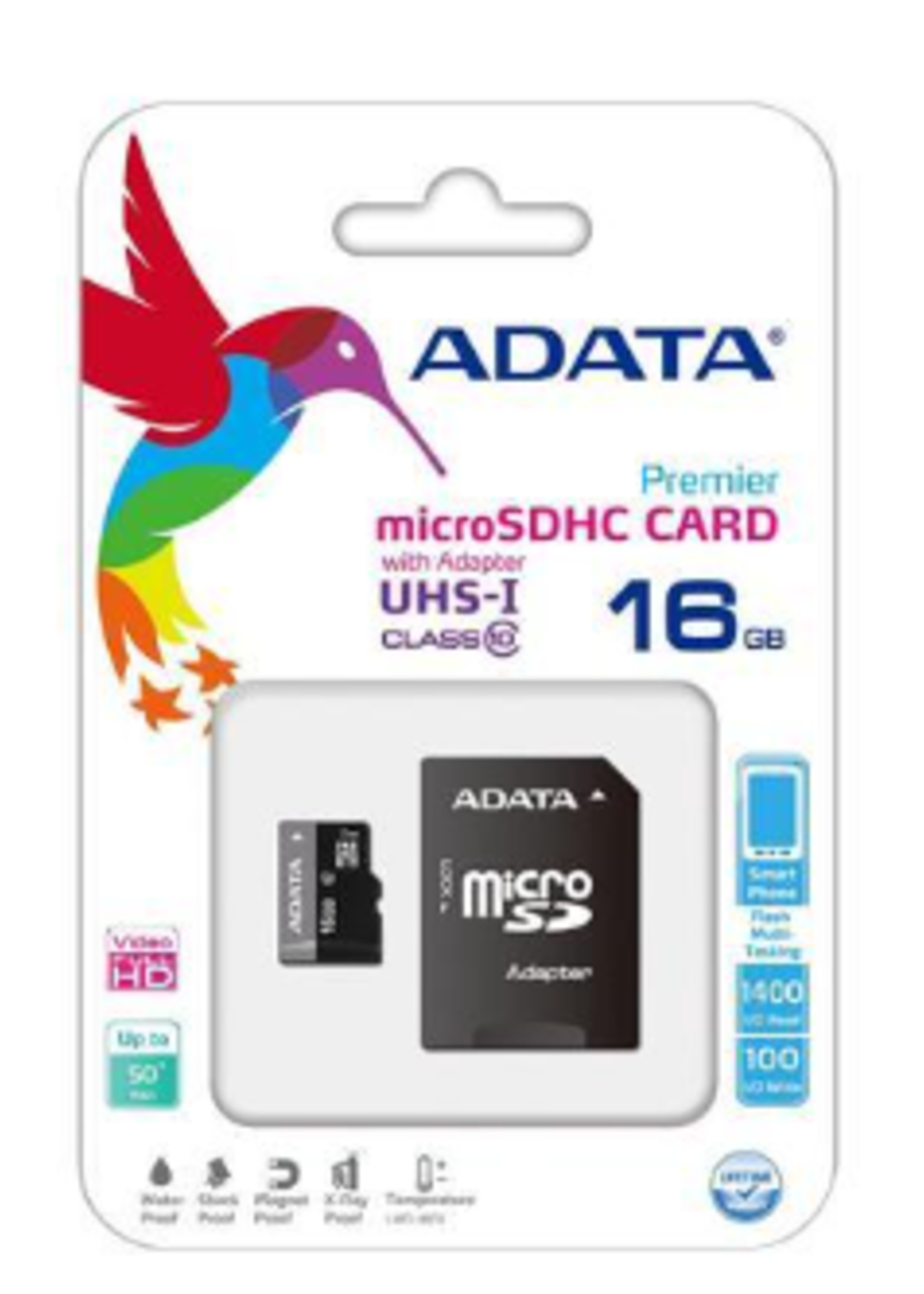 ADATA Adata Memory Card micro SD 16Gb Class 10 Ultra with SD Adapter