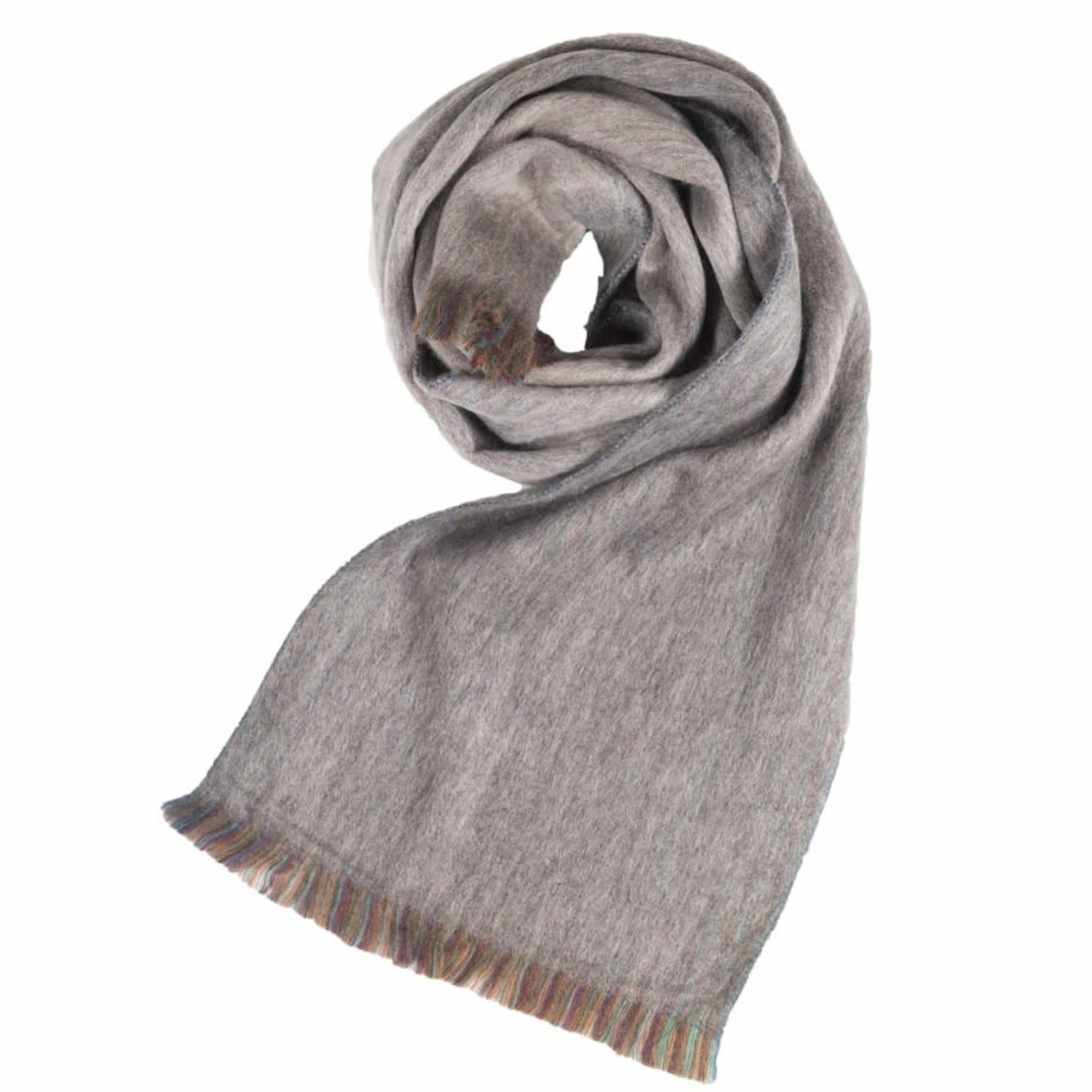 Alpaca Seamless Scarf - Grey Mood