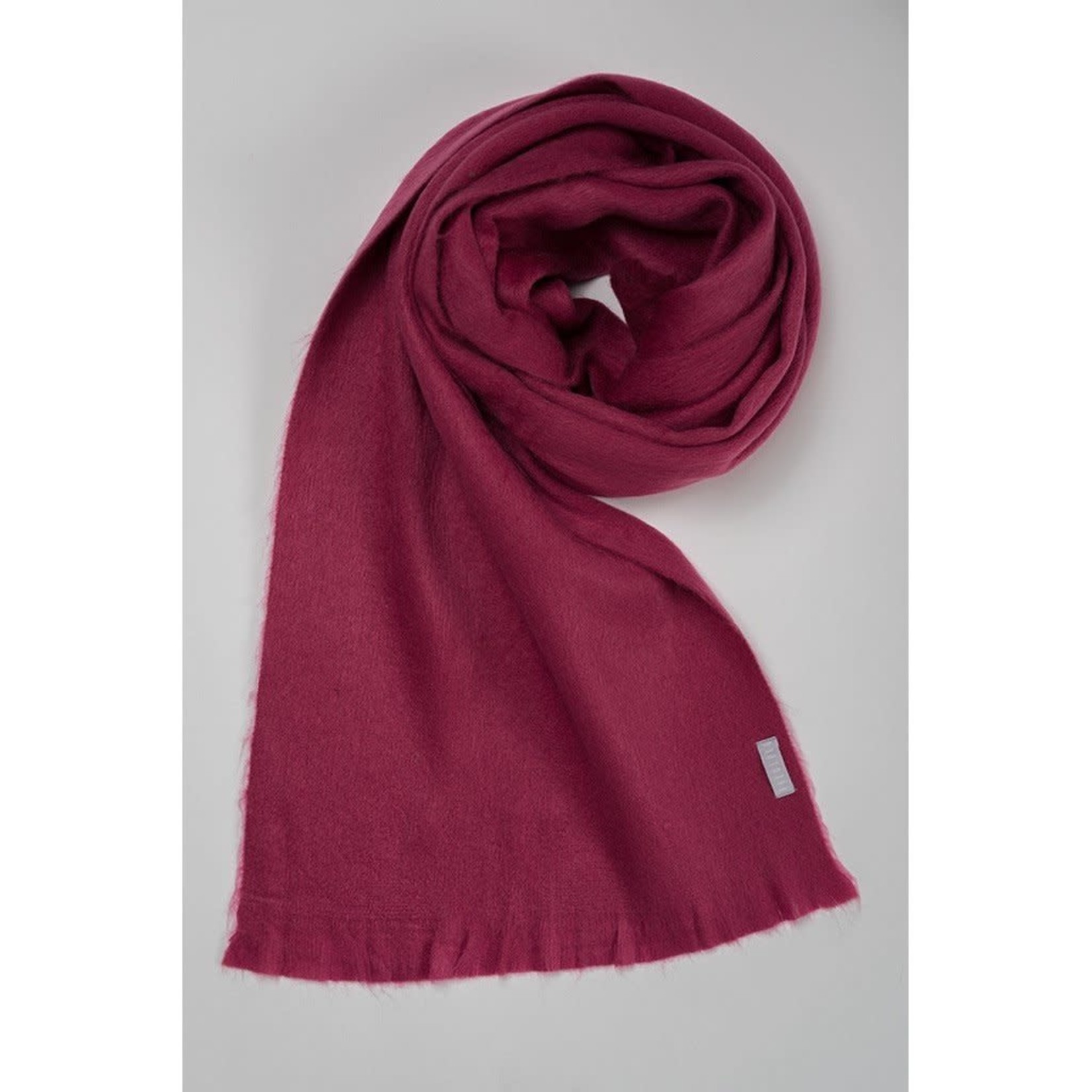 Alpaca Seamless Scarf - Berry