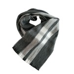 Alpaca Scarf - Iron Tartan