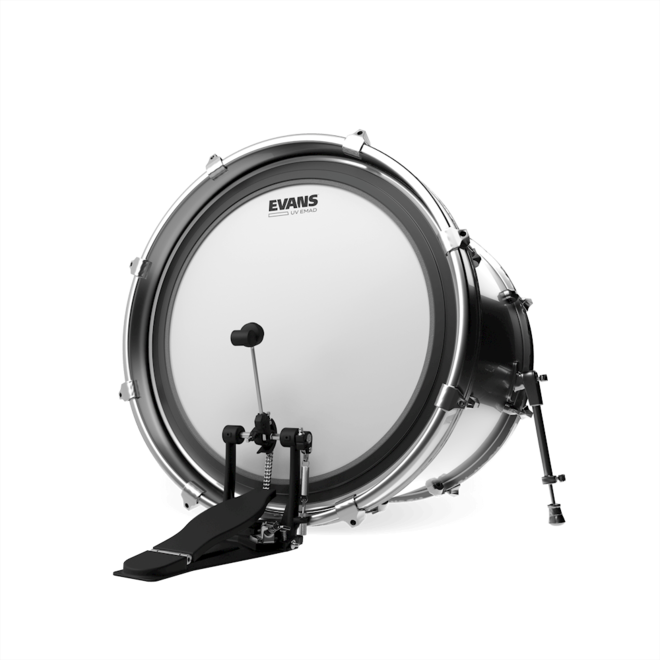 EVANS 18" EMAD UV Coated Bass Drum Batter Head