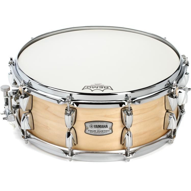 Yamaha Tour Custom Snare Drum, 14x5.5", Butterscotch Satin