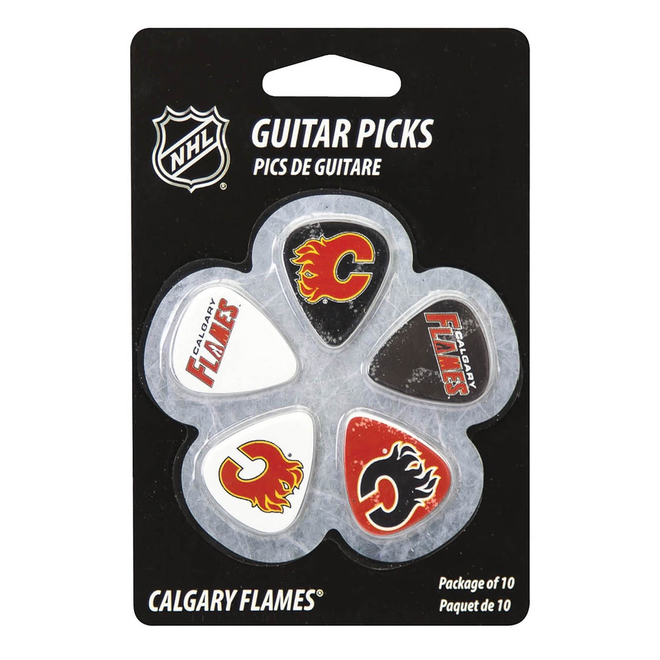Woodrow Guitar Picks Calgary Flames NHL
