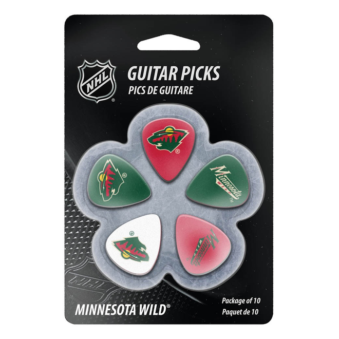 Woodrow Guitar Picks Minnesota Wild NHL
