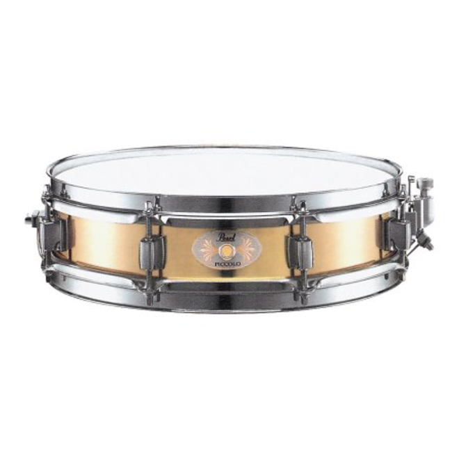 Pearl B1330 Brass Piccolo Snare Drum, 13 x 3”