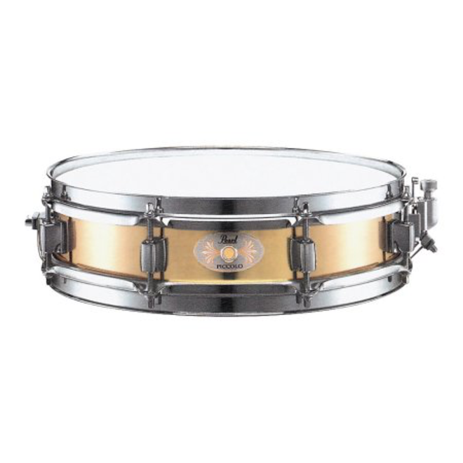 Pearl B1330 Brass Piccolo Snare Drum, 13x3”