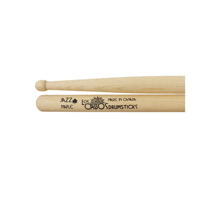 Los Cabos Jazz Maple Drumsticks, Barrel Tip