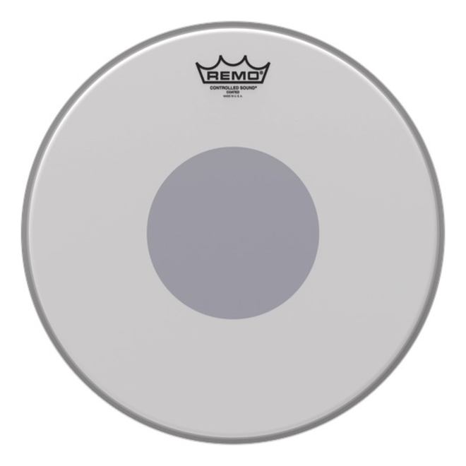 Remo 14" Controlled Sound Coated Batter Drumhead w/Black Dot