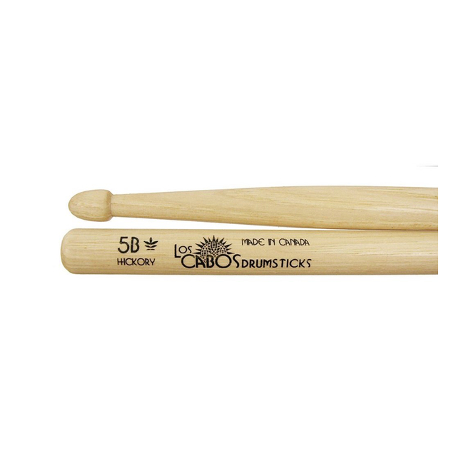 Los Cabos White Hickory Drumsticks, Acorn Tip, 5B