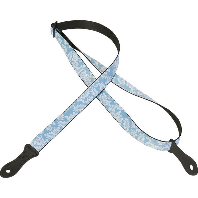 Levy's 1″ Poly Mandolin/Ukulele Strap (Sublimation-Printed w/Hawaiian Design & Tri-Glide Adjustment)