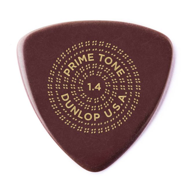 Jim Dunlop Primetone Triangle Smooth Guitar Picks, 1.4 (3 Pack)