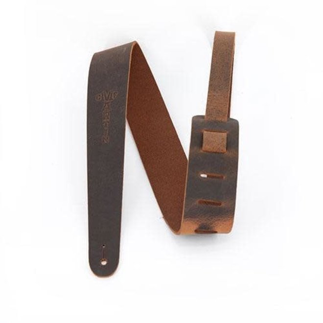 Martin 2” Vintage Leather Guitar Strap, Brown