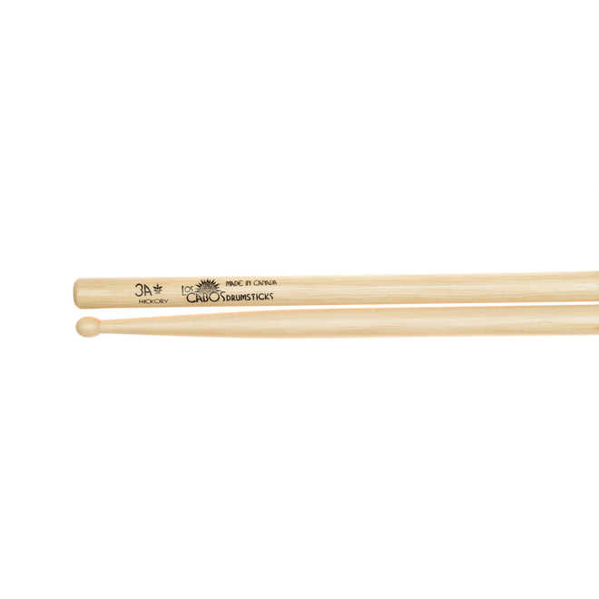 Los Cabos White Hickory Drumsticks, 3A