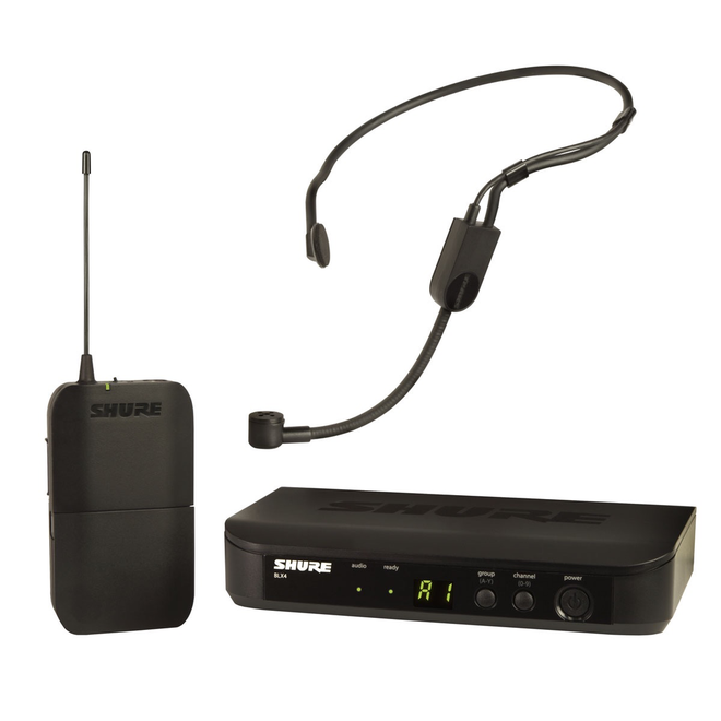 Shure - BLX Wireless System w/Bodypack Transmitter & Headworn Mic
