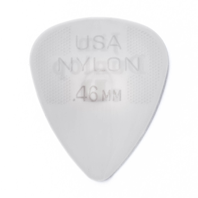 Jim Dunlop Nylon Standard Guitar Picks, .46 (12 Pack)