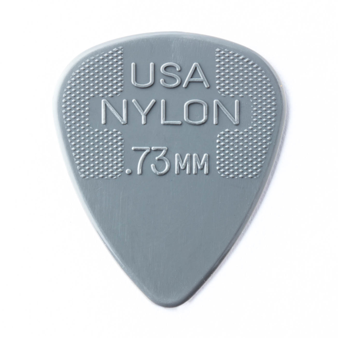 Jim Dunlop Nylon Standard Guitar Picks, .73 (12 Pack)