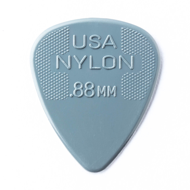 Jim Dunlop Nylon Standard Guitar Picks, .88 (12 Pack)
