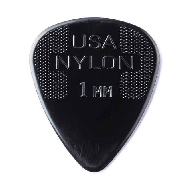 Jim Dunlop Nylon Standard Guitar Picks, 1.0 (12 Pack)