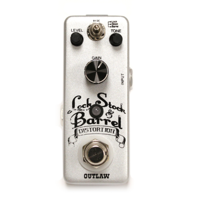 Outlaw Effects Lock Stock & Barrel 3 Mode Distortion Pedal