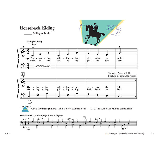 Faber Piano Adventures Primer Level Performance Book