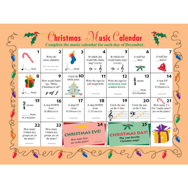 Faber Piano Adventures Primer Level Christmas Book