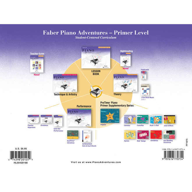 Faber Piano Adventures Primer Level Lesson Book