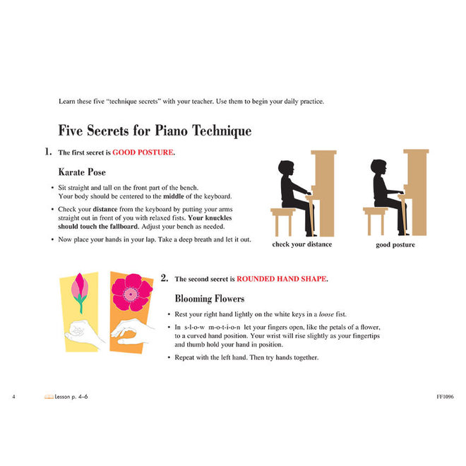 Faber Piano Adventures Primer Level Technique & Artistry Book