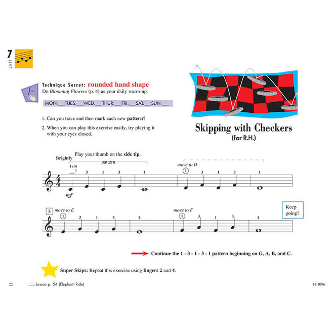 Piano Adventures Primer Level Technique & Artistry Book