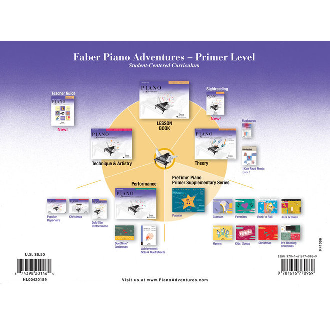 Faber Piano Adventures Primer Level Technique & Artistry Book