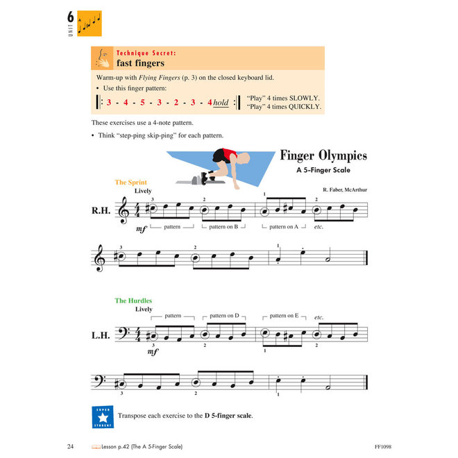 Faber Piano Adventures Level 2A Technique & Artistry Book